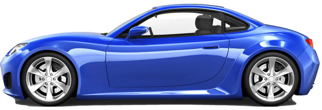 Blue Racing Car